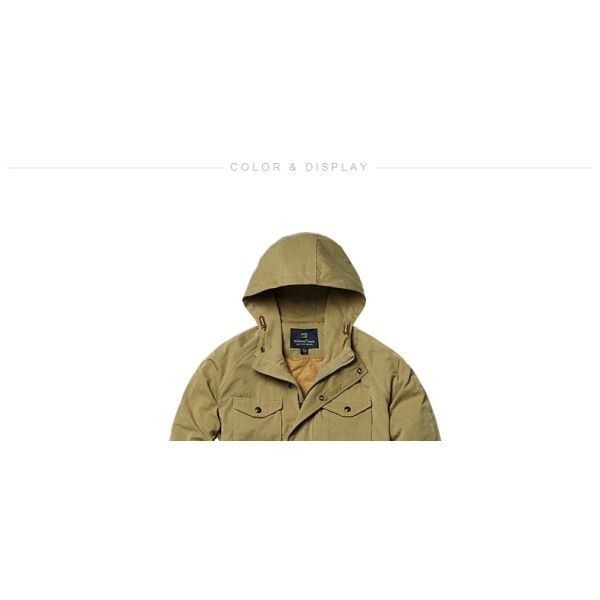 Stylish wholesale blank casual mens cotton cargo jacket made in china