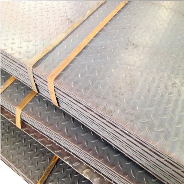 Hot Rolled Checkered Mild Steel Sheet Plate 600mm-1500mm
