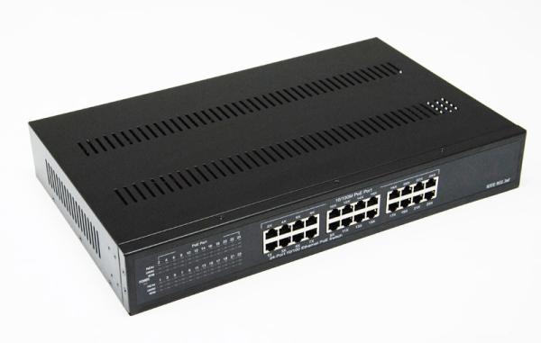IEEE802.3af Power Over Ethernet Industrial Media Converter , 24 Ports 10/100Mbps
