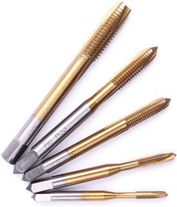 HSS 6542 Spiral Point Taps M3-M8 Titanium Coated