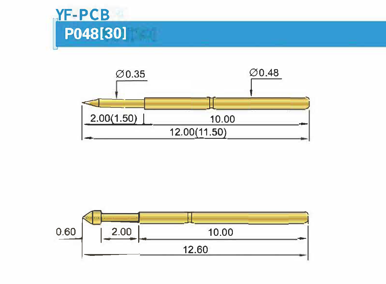 China Supplier ICT test probe P048