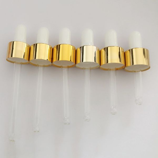 12mm Customized Aluminum Plastic Bottles Caps Sleeve SGS For Essential Oil