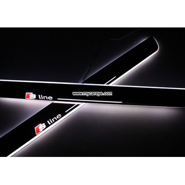 Audi A4L B9 wholesale market car door sill plate safety led lights pedal