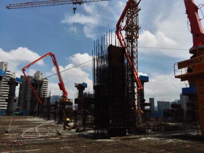 Reliable Hydraulic Concrete Placing Boom Floor Or Shaft Climbing