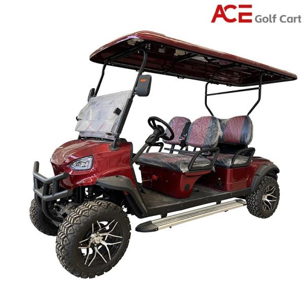 40km/H EV Golf Cart With Smart Charger And Electromagnetic Parking Brake