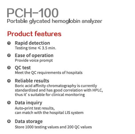Pch-100 Point Of Care Medical Devices Portable Glycated Hemoglobin Analyzer