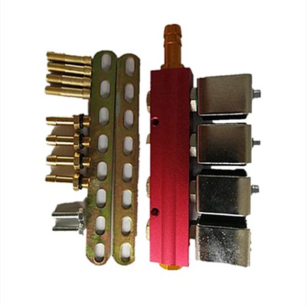 LLANO 4 Cylinder LPG CNG Injector Rail For Autogas Conversion Kit