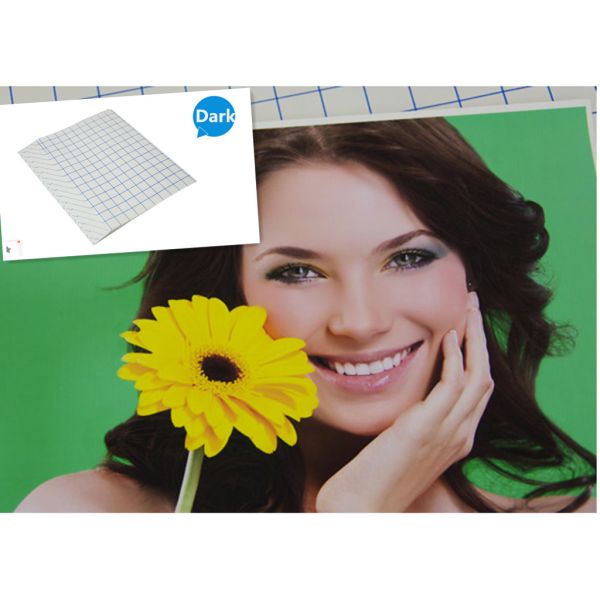 Blue grid Dark color T-shirt transfer paper Inkjet cotton fabric t-shirt transfer paper