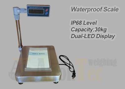 Platform Dual Led Ip68 30kg Waterproof Weighing Scale