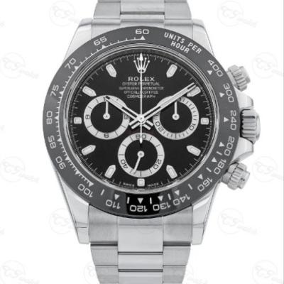 Stainless Steel 40mm Luxury Rolex Watch Swiss Movement 4130 Panda Daytona Watch