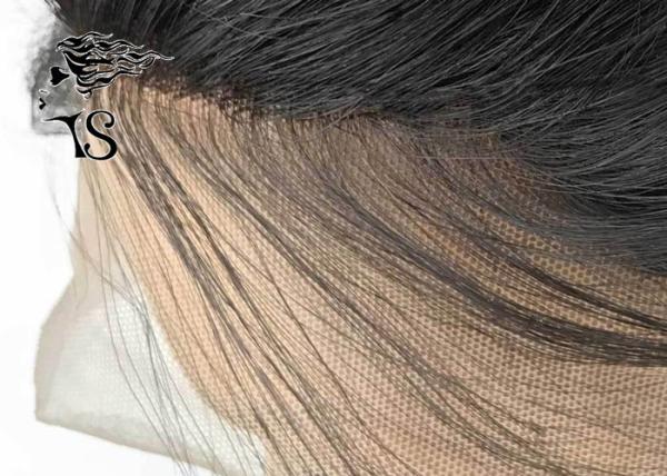 Straight 360 Lace Frontal Closure For African Black Women 100% Indian Remy Hair