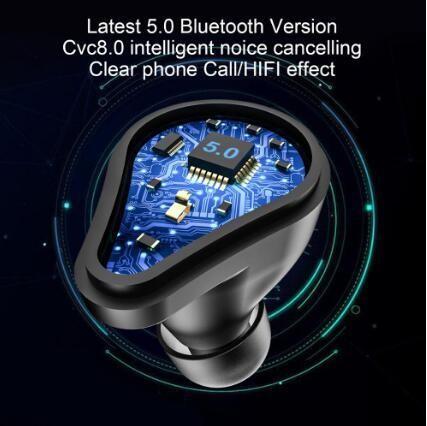  				Tws 5.0 Ipx7 Waterproof Bluetooth Earphones 9d Stereo HiFi Wireless Headphone (With 7000mAh Power Bank box, Microphone Touch Key) 	        