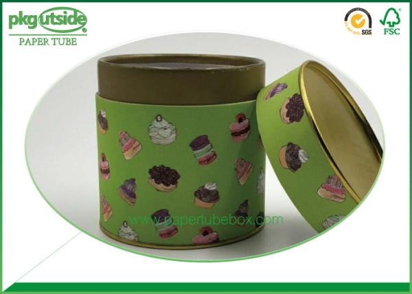 Gift Cardboard Tube Containers , Elegant Design Paper Cylinder Packaging