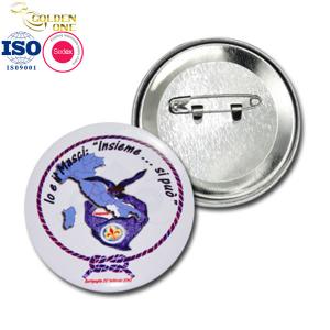 Hot Sale Badge Maker Plain Promotional Reflective Sublimation Printing Assorted