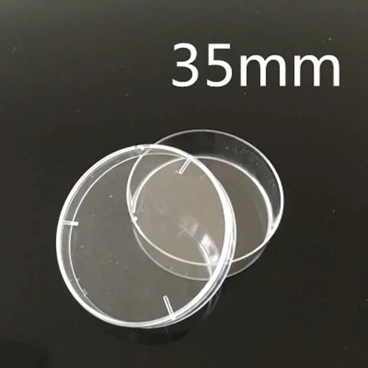 China Manufacturers Wholesale Disposable 35Mm Round Sterile Clear Plastic Container Petri Dishes