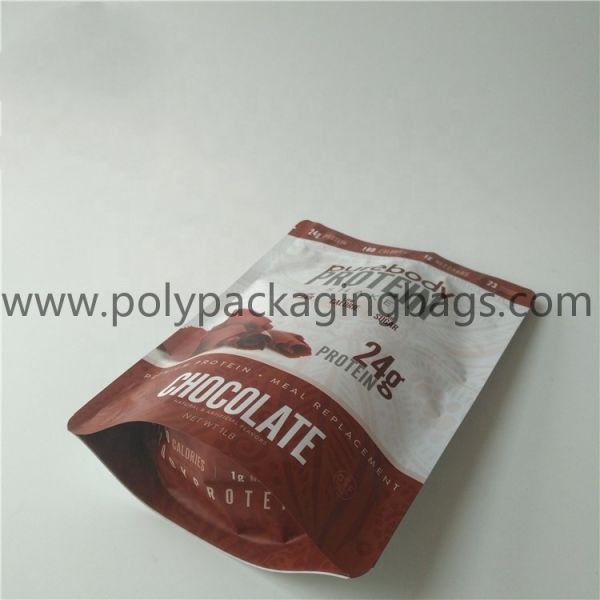 Empty tea Bag chocolate Energy bar Reclosable Mylar stand up Bag Aluminum foil Plastic cookie stand up Bag For Protein