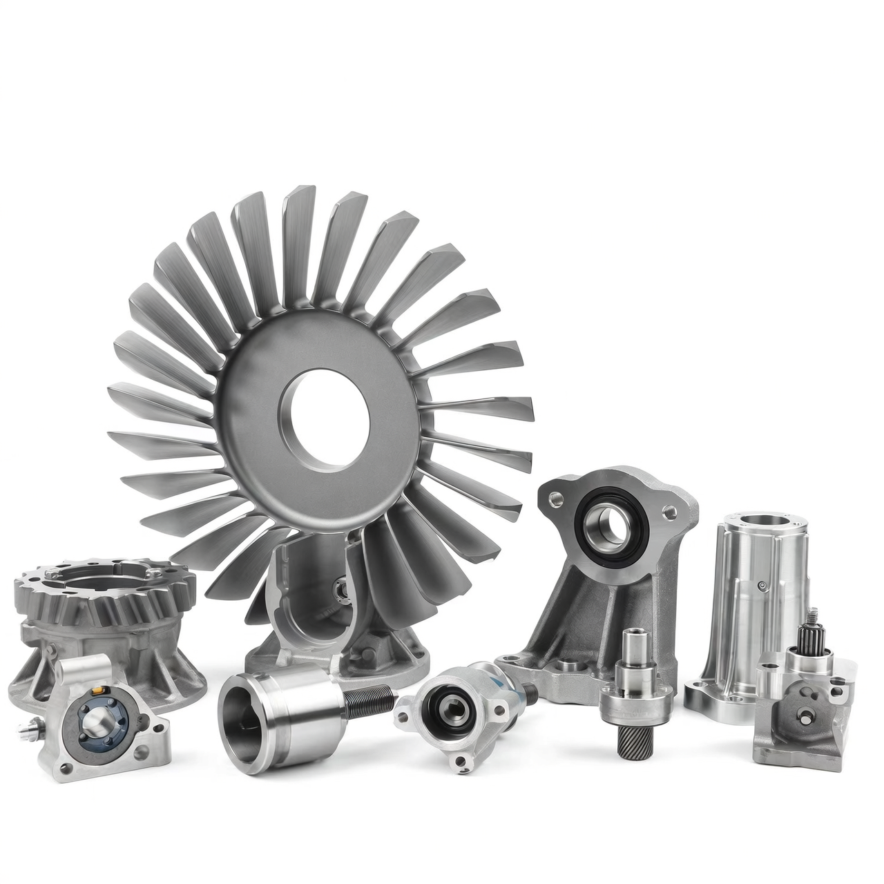 JB Inconel713C Turbine Wheel Shaft Moving Blades Gas Diesel Engine Combustion Chamber Investment Casting Services