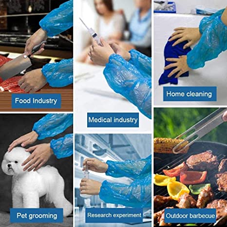 Waterproof Sleeve for Arm Disposable PE Plastic Arm Sleeves Waterproof