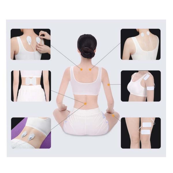 Silicone Conductive Electrode For Physical Therapy Equipment Rubber Pads For bady