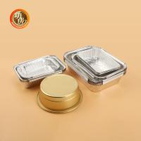 Compartiment du conteneur 3 de papier d'aluminium de catégorie comestible à aller conteneurs