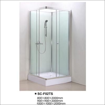6mm / 8mm Square Steam Shower Cabin 900*900*2000mm For Star Rated Hotels