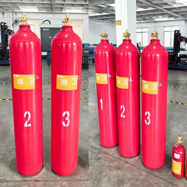 Production Workshop Seamless CO2 Gas Cylinder Fire Extinguisher