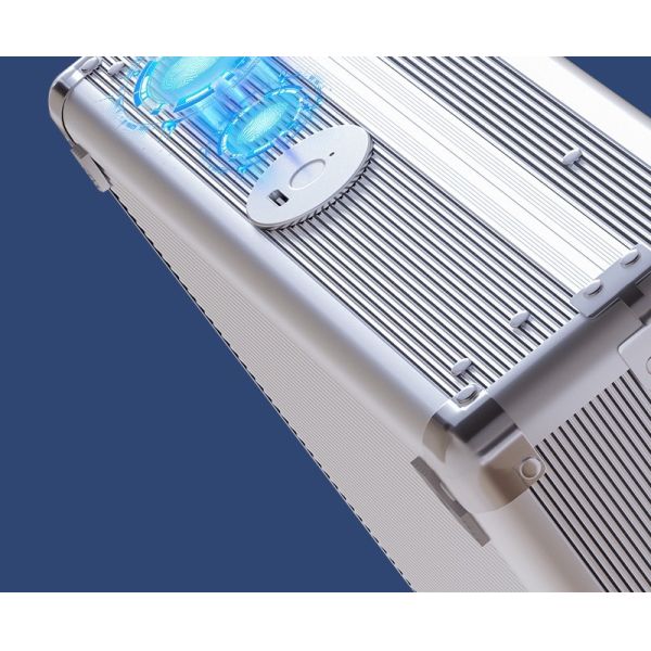 Key Storage Fingerprint Suitcase Safe Box Office & Home Document Jewelry Storage Padlock Rarlux S-S2