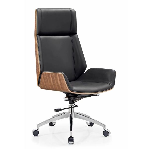 Modern Computer PU Leather Chair High Back Swivel Office Chair