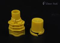 Sucez le HDPE de poche de gelée versent le matériel de catégorie comestible de chapeaux de bec avec l'anneau anti-vol