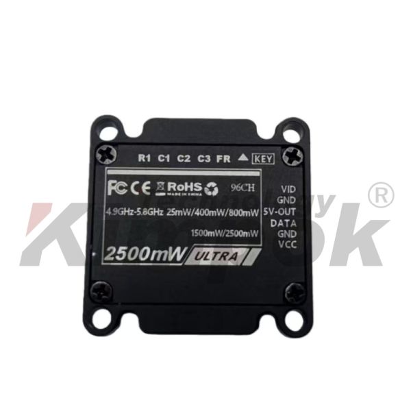 FPV VTX Wireless Video Transmitter 4.9-5.8G 2.5W 20km Long-distance for RC Drone UAV