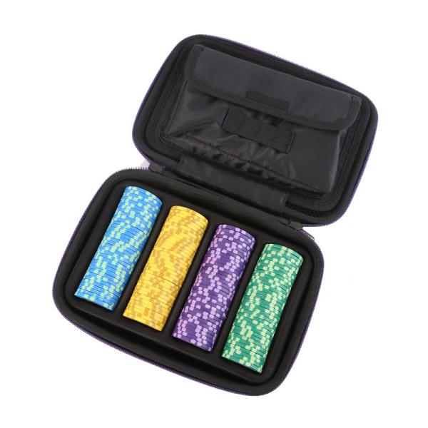 Waterproof EVA Poker Chips Case With Rubber Zipper