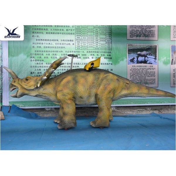 Dinosaur Theme Park Facility Large Ride On Dinosaur Kids Attractive Riding Dinosaur