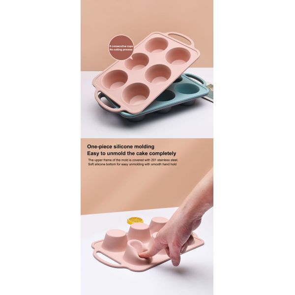 Multifunctional Silicone Baking Mold With Iron Frame