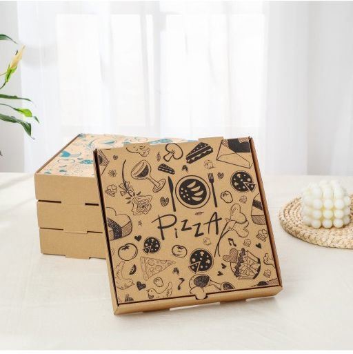 Food Grade Takeout Package Pizza Box with OEM Manufacture and Custom Design Advantage
