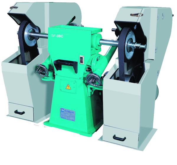 Abrasive Sanding Belts Automatic Polishing Machine , Belt Polishing Machine Sanitary Industry 370kg