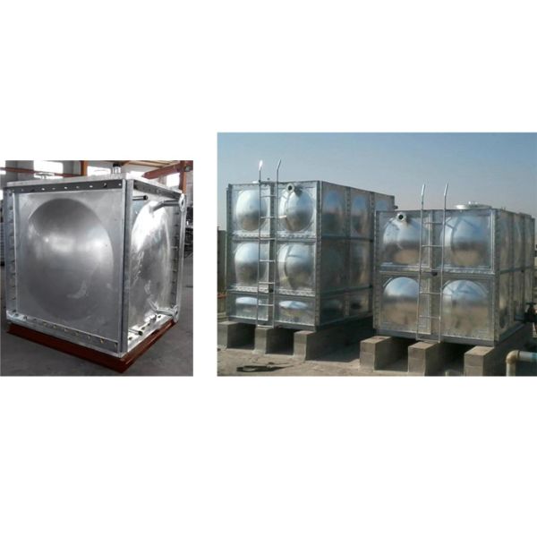 Galvanized Steel Water Storage Tanks , Rust Proof Screw Mounting Fire Water Tank