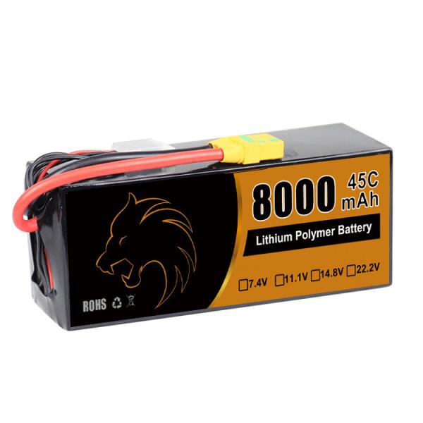 22.2V Lipo Drone Batteries for Racing FPV Drone with High-Performance XT60 Connector