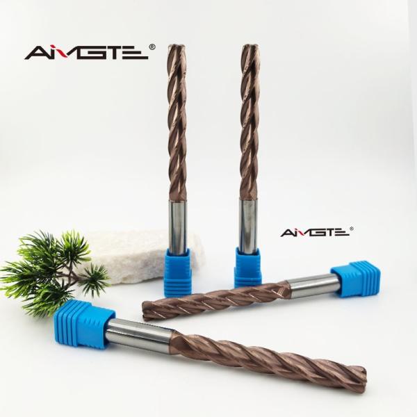 12mm TiSiN Coated Carbide Bull Nose End Mill  R1 Corner Radius, 150mm OAL 70mm Cutting Length For Steel Hardened Alloys
