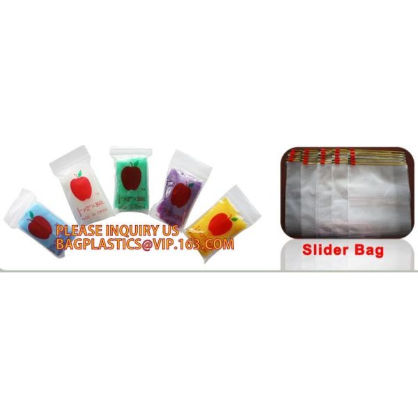 Mini zip lock storage bag, plastic zipper bags / lovely & cute candy bags /snack zipper bags, Flexible packaging plastic