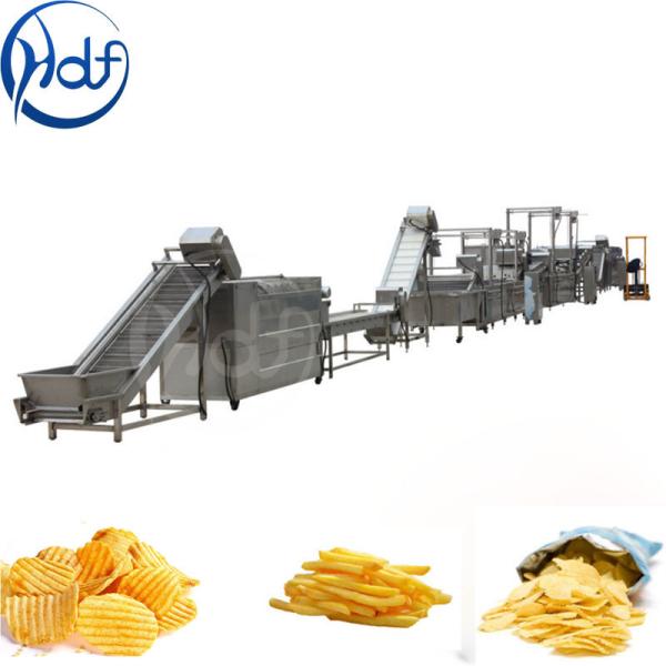 Frozen French Fries Making Machine Potato Chips Machine Potato Chips Plant Cost Chips Production Line French Frise Vegetables CE