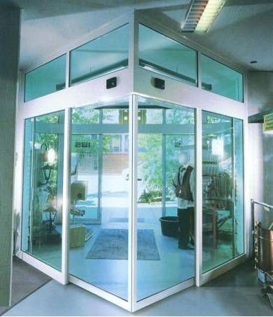 200KG Commercial Automatic Glass Sliding Doors with CE , TUV Approval