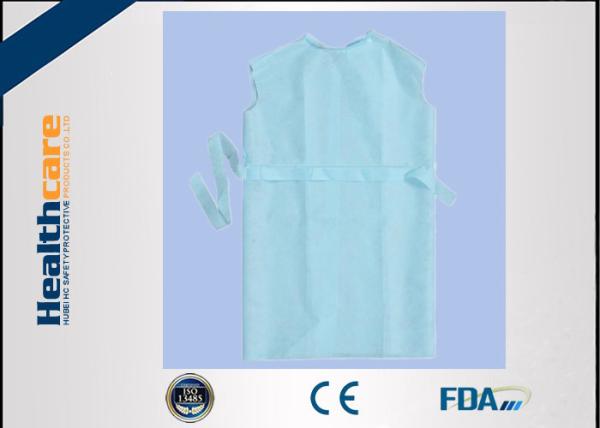 PP Or PE Coated Disposable Isolation Gowns Different Size with V Collar and Pockets