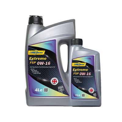 Autos de tourisme FSP 0W-16 Huile de moteur entièrement synthétique pour moteurs TGDI