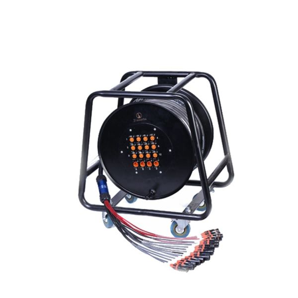 Класс защиты IP58 Активные оптические кабели для передачи аудио 8х 6,35 мужского пола