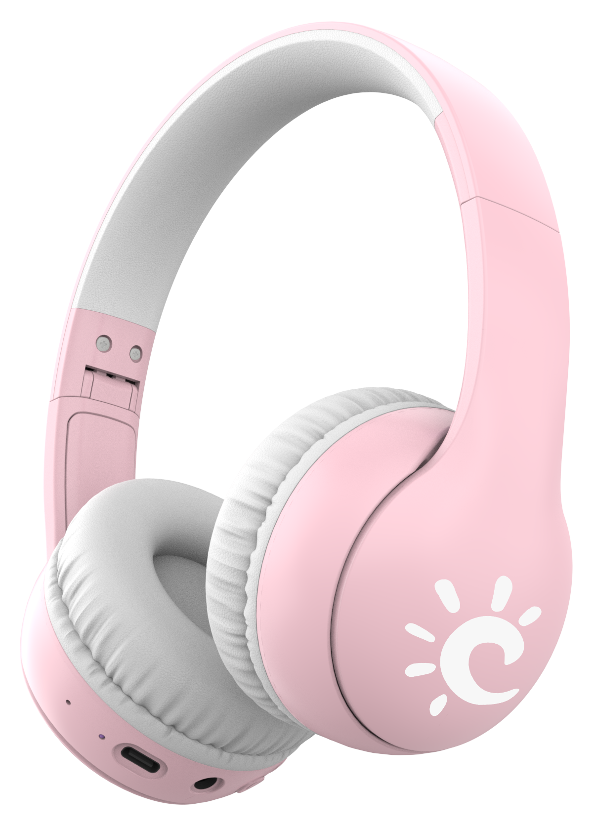Blue Foldable Bluetooth 5.4 Over Ear Headphones 35H Playtime AUX Wired Stereo Headset Wired Connection