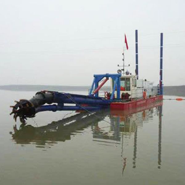 19 Tons Small River Dredging Vessel 250kw Motor Power With Capacity 100 M³/H