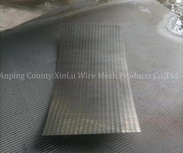 High Mechanical Strength Wedge Wire Johnson Screen Panel Sieve Bend Screening for Pulp and Paper Industry