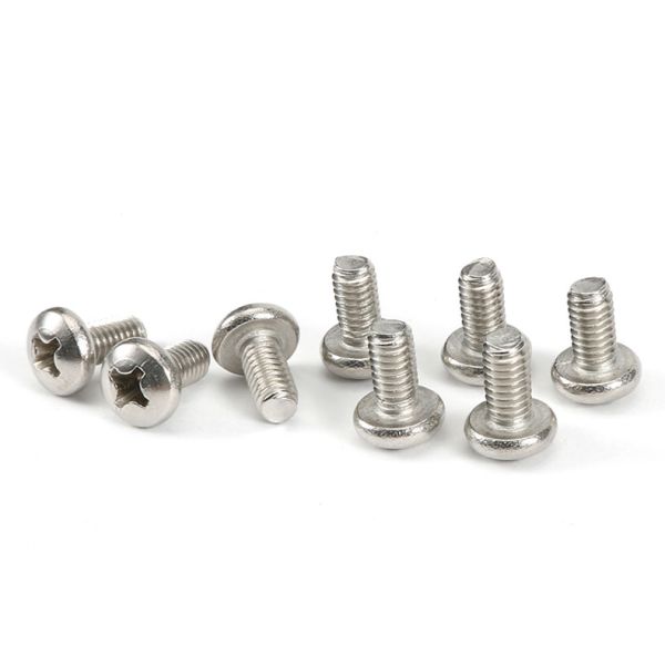 Stainless Steel Pan Head Phillips Screws DIN7985 Stainless Steel Cross Recessed Pan Head Screws