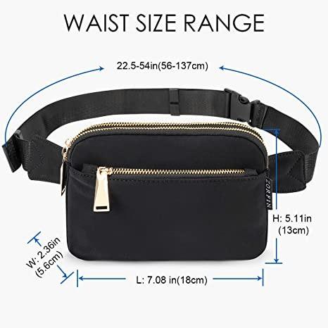 Casual Fashion Fanny Pack Adjustable Belt Bag For Outdoors Workout Traveling