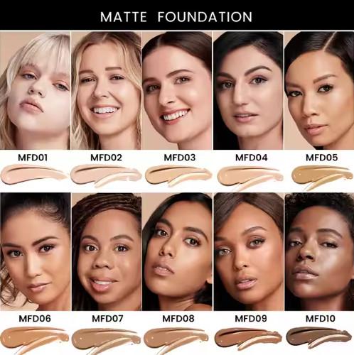 Private Label Full Coverage Makeup Moisturizing Brightening Concealer Waterproof Long Lasting Liquid Foundation for Women